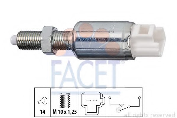 FACET 7.1259 Switch, clutch control (cruise control)
